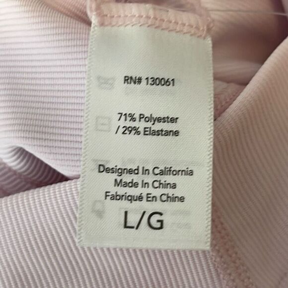 L*Space Active Peony Turner Legging Tie Waist‎ Ribbed Size Large NWT - Picture 8 of 11